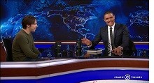 David Peterson appears on the Daily Show
